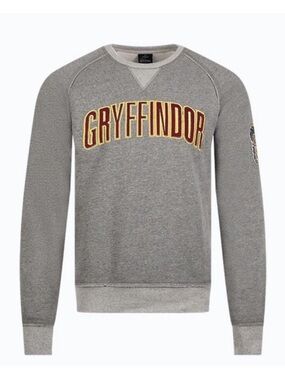 Gryffindor Embroidered Crewneck Sweater - Gray
